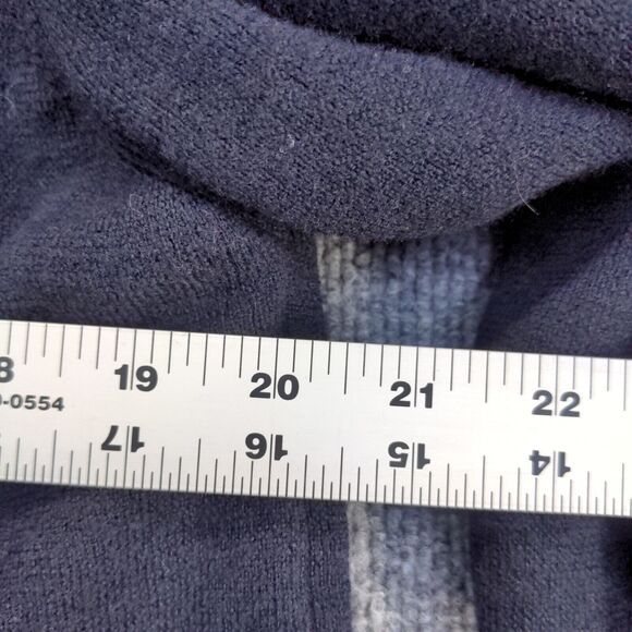 Franco Callegari Women's Button Front Knit Cardigan Sweater Blue Medium Merino - Picture 12 of 12